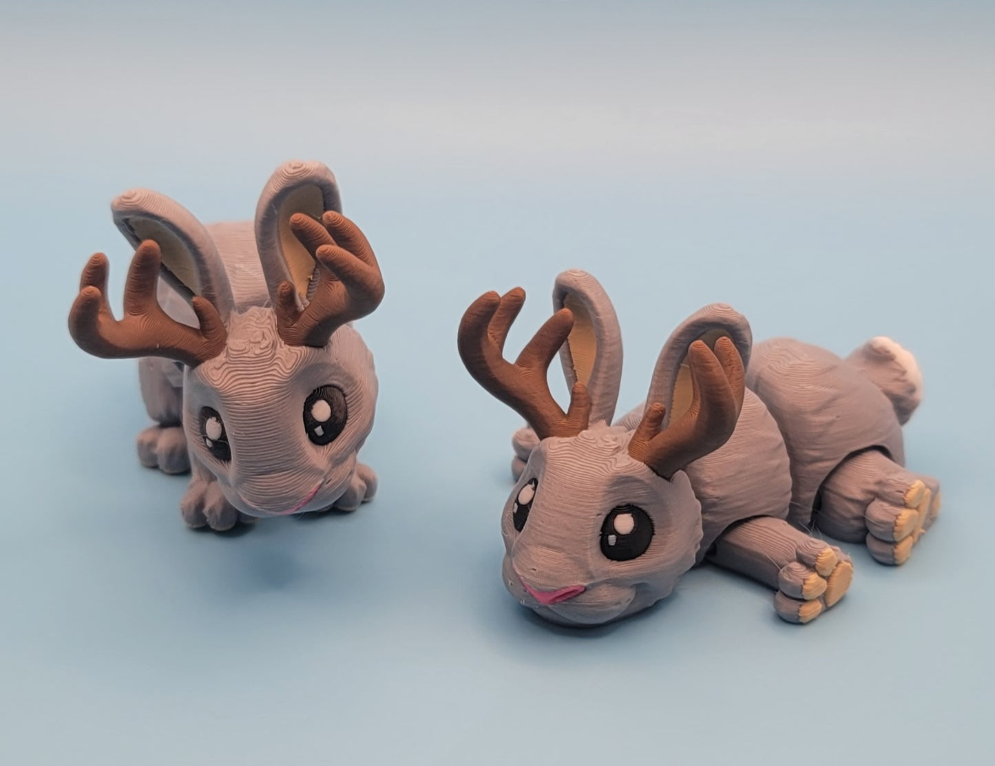 Mini 3D Printed Jackalope